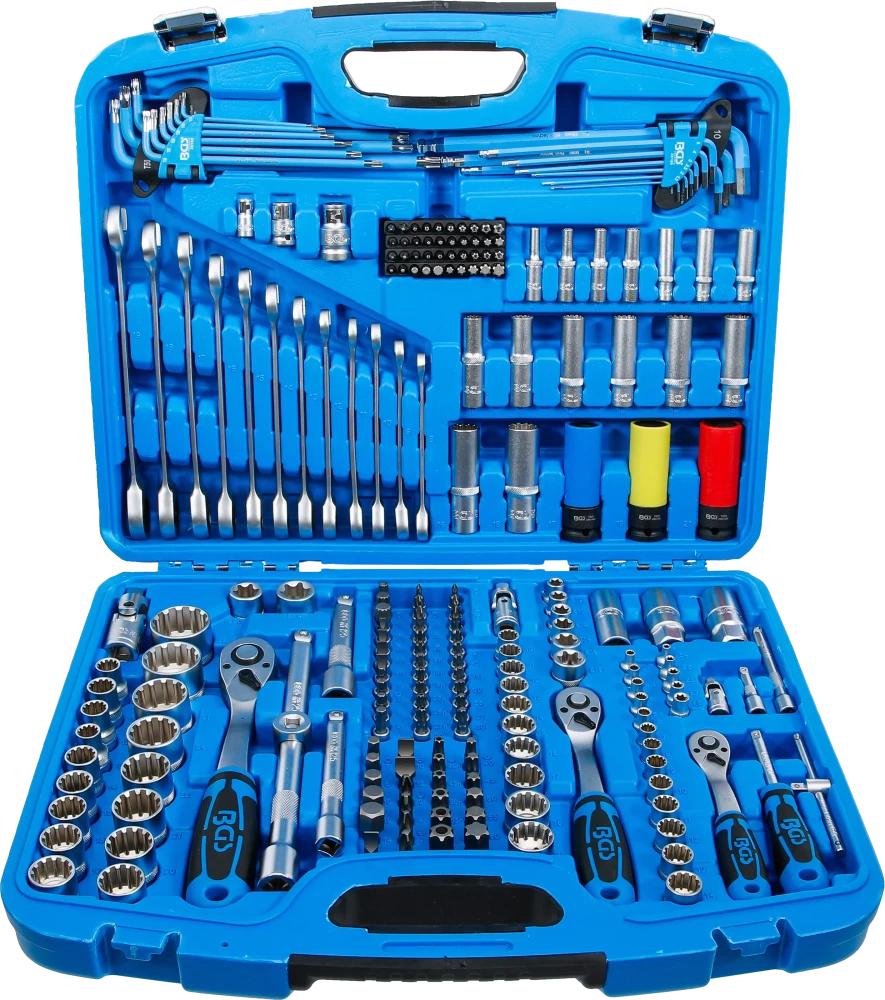 BGS technic | Socket Set Gear Lock | 6.3 mm (1/4
