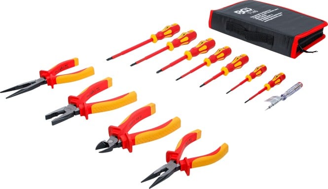 BGS 74356 Foam Tray With 23-Piece VDE Insulated Tool Set For Electric & Hybrid Vehicle Work