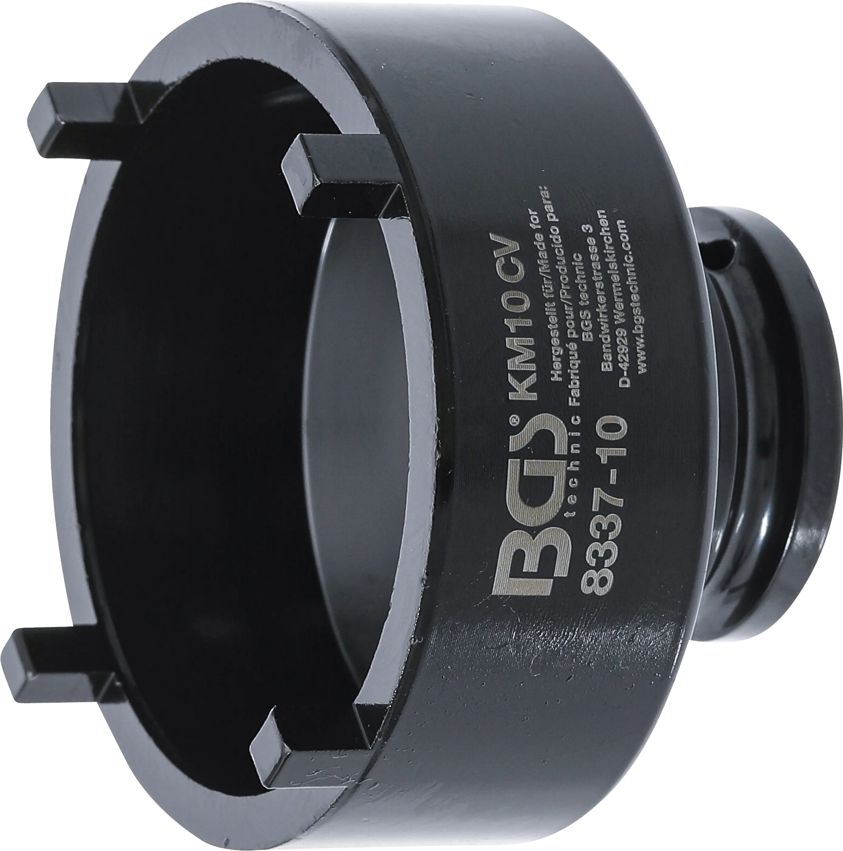 BGS technic | Groove Nut Socket | external tooth | KM10 Groove Nut