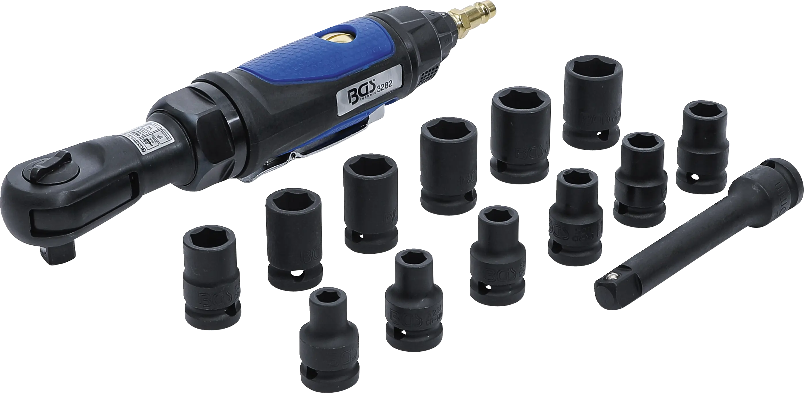 BGS 7652 Pneumatische Ratel | 12,5 mm (1/2) | 67,5 Nm | Automotive Line