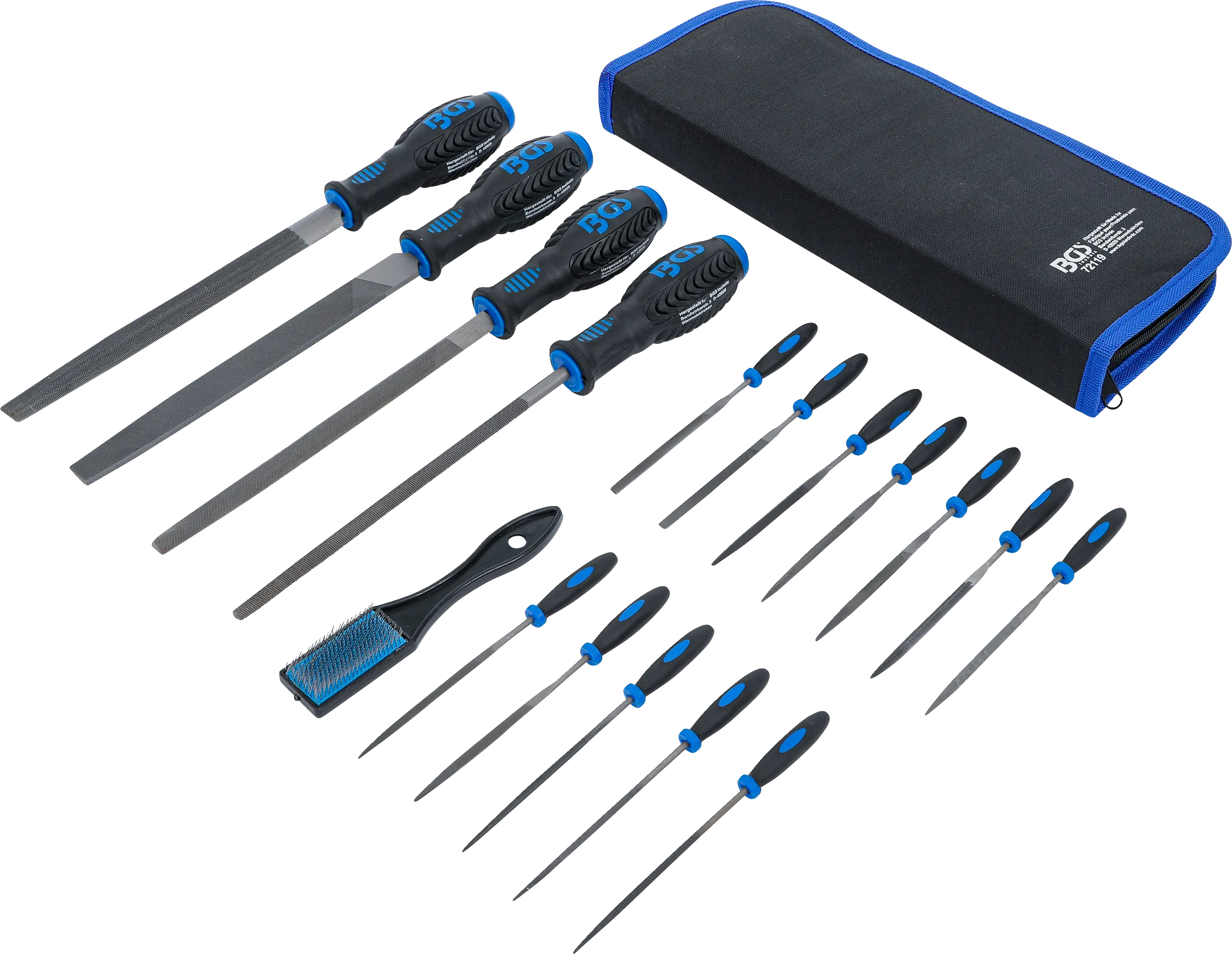 BGS technic | Machinist`s Files and Needle File Set | 17 pcs