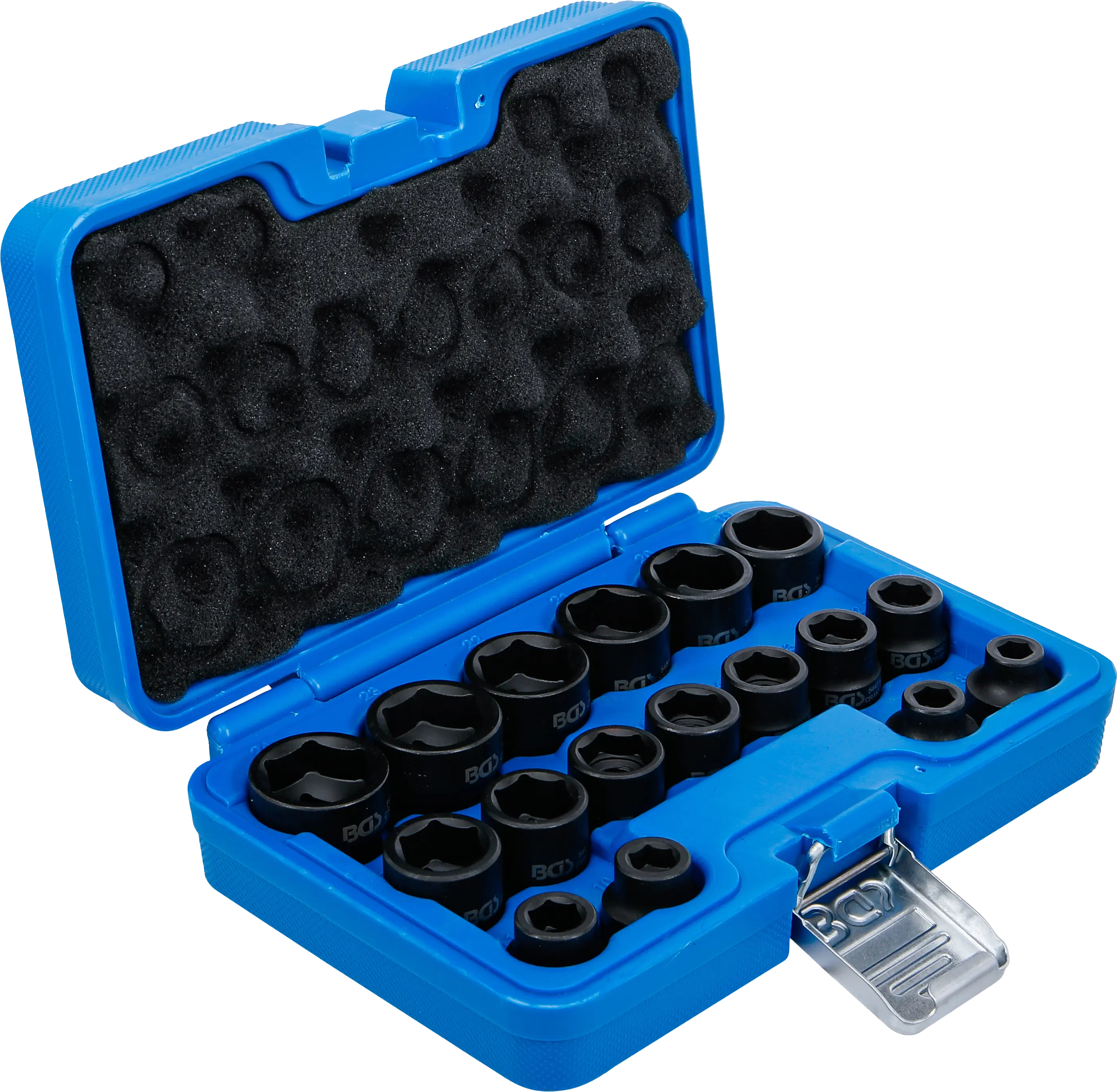 Jeu De Douilles Isolées BRILLIANT TOOLS 1/2" 21 Pièces - 8-36 Mm - Version Courte 12 Pans