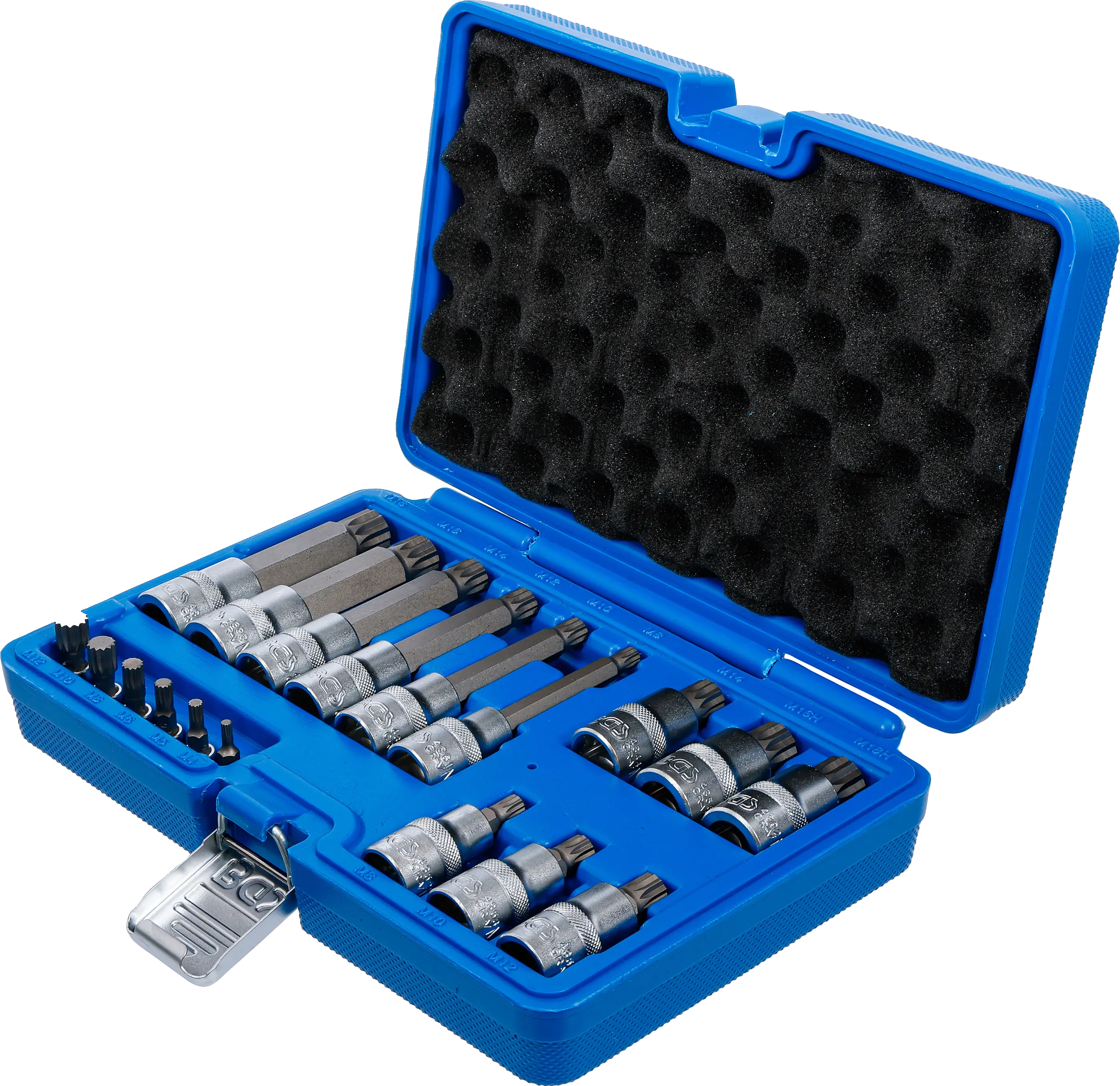 Lot De 12 Douilles à Denture Multiple XZN Haskyy – De M4 à M12, Set Acier