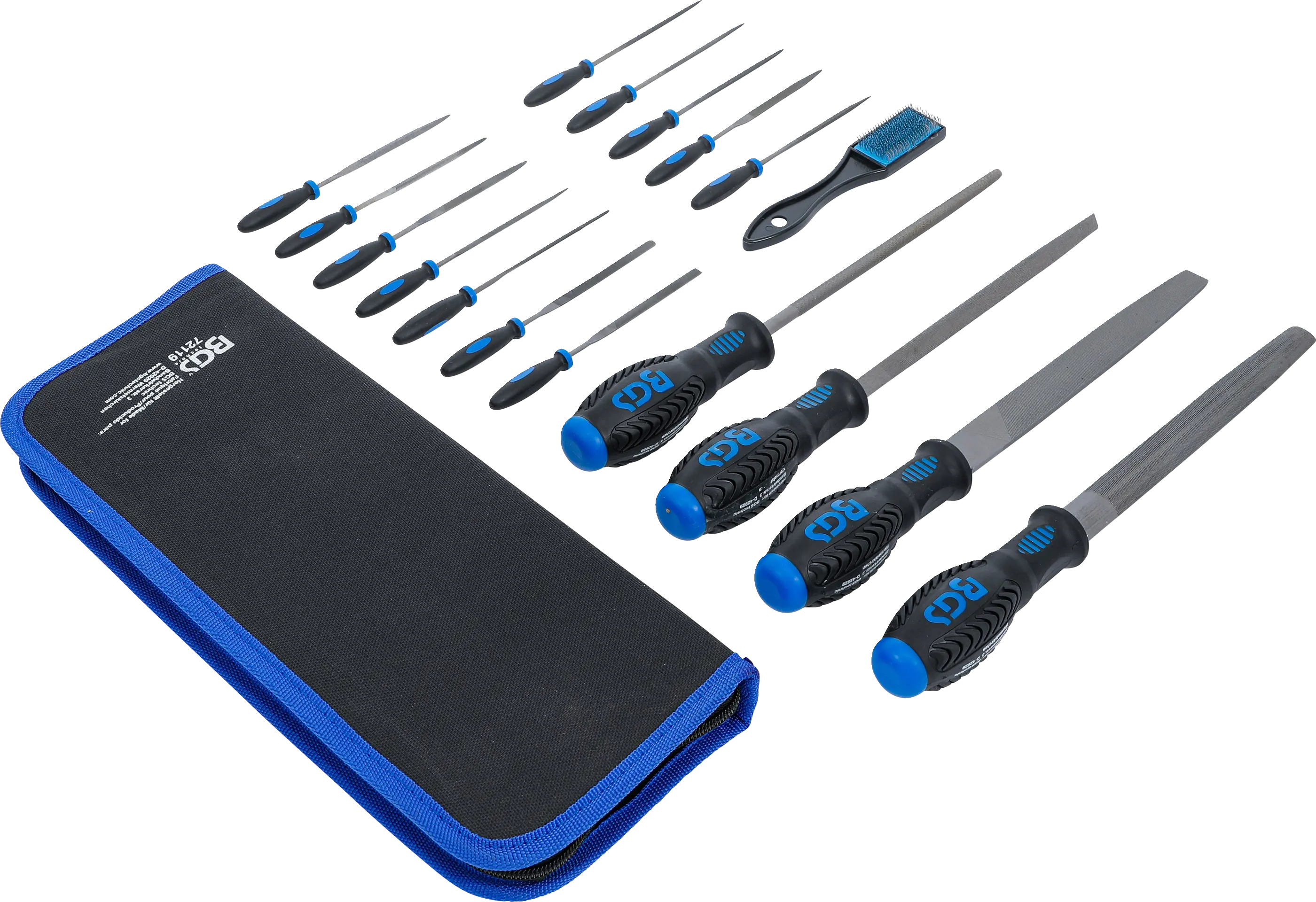 BGS technic | Machinist`s Files and Needle File Set | 17 pcs