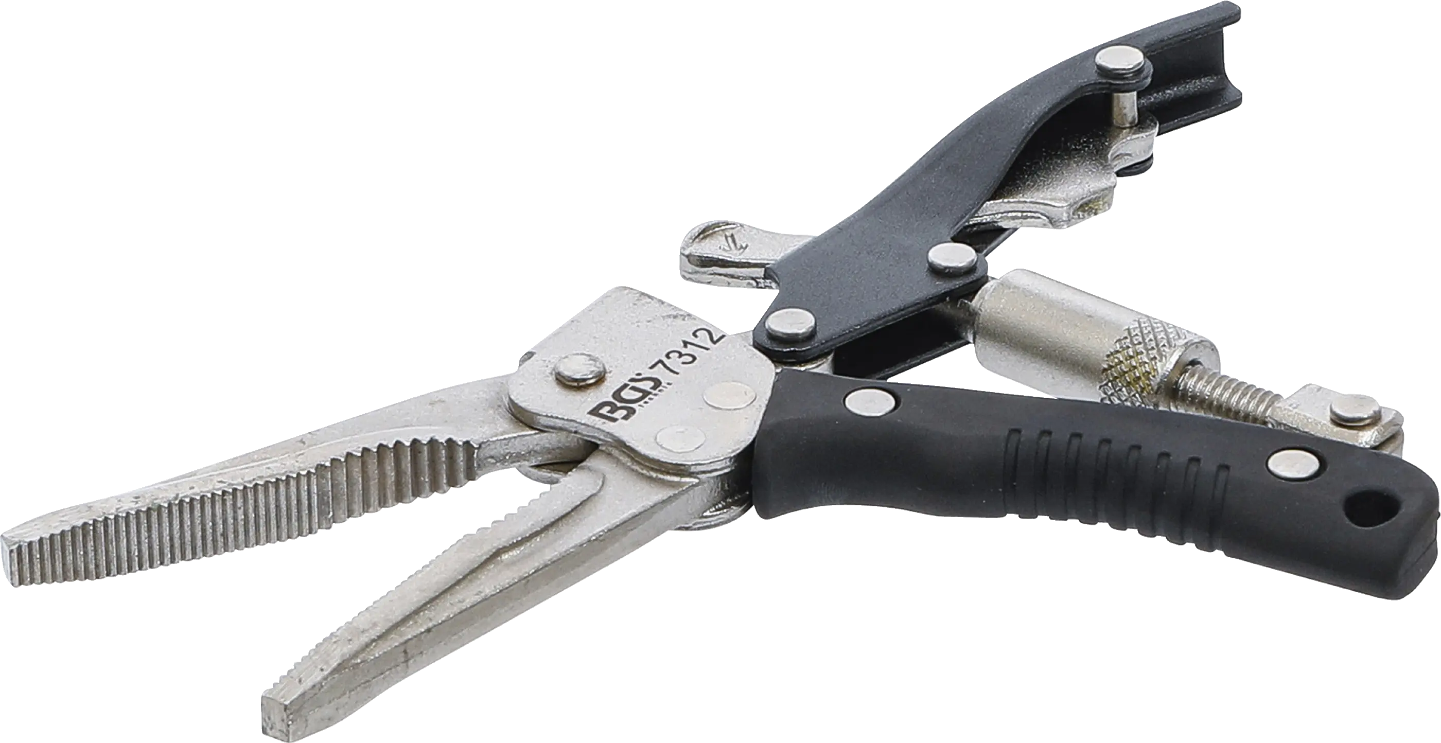 BGS technic | Locking Long Nose Grip Pliers | with pistol grip
