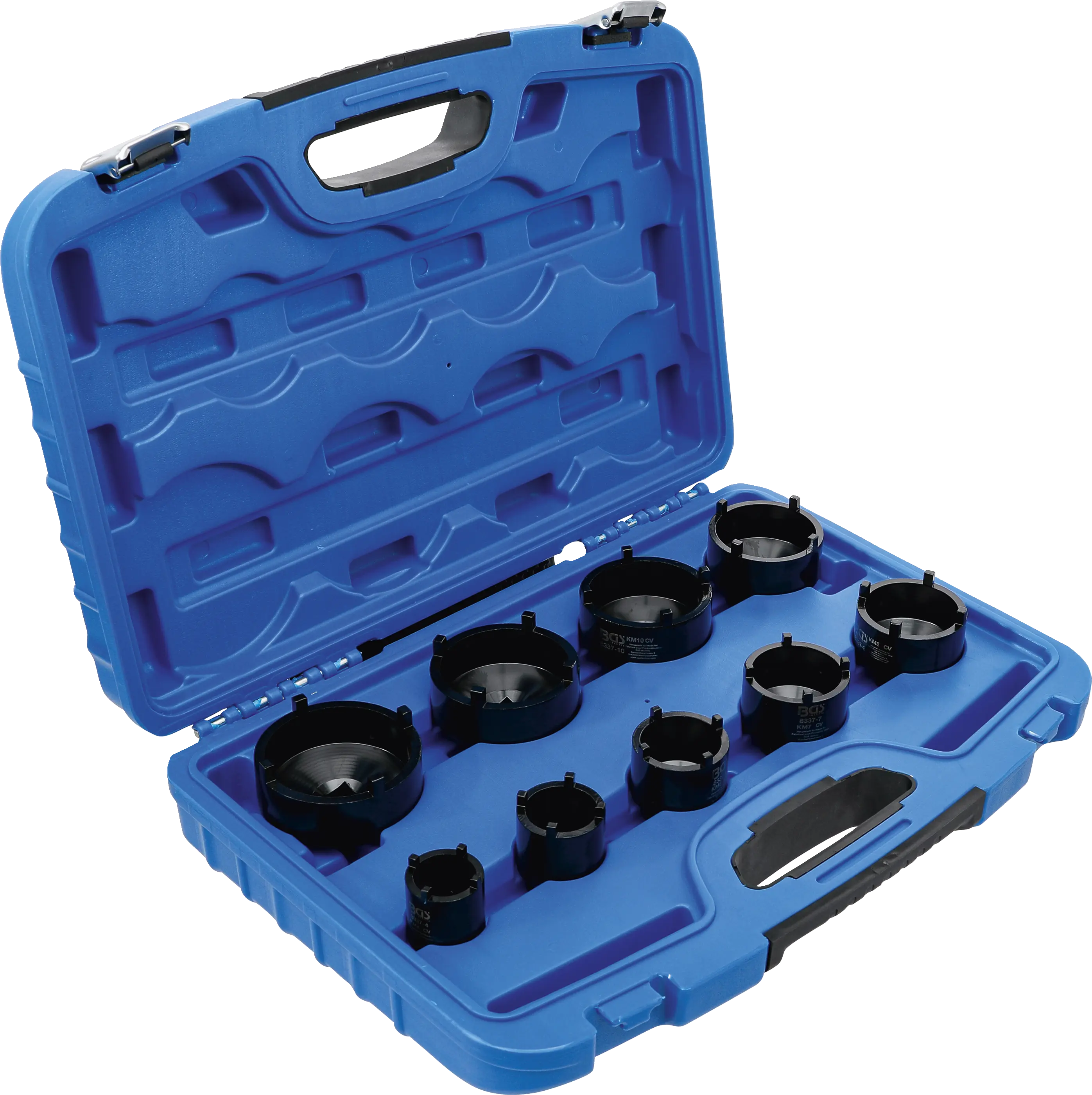 BGS technic | Groove Nut Socket Set | external tooth | KM4 - KM12