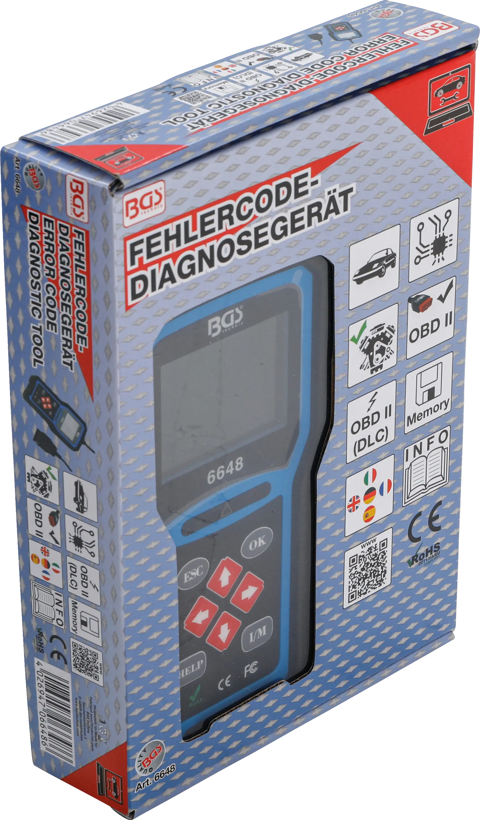 Testeur de diagnostic automatique KW808 OBDII EOBD lecteur de voiture