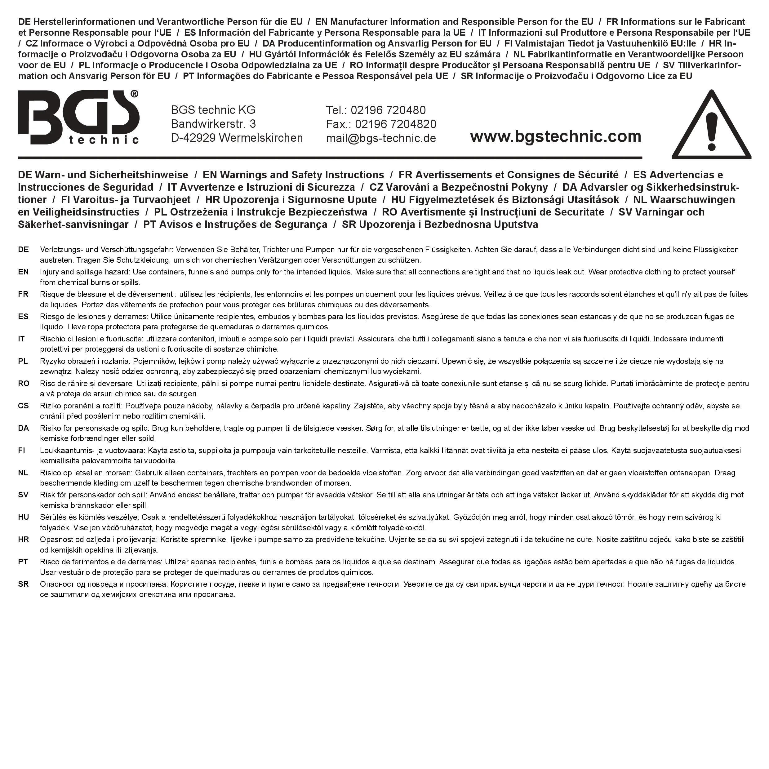 BGS 74396 | vacuümpomp | pneumatisch | 6 liter