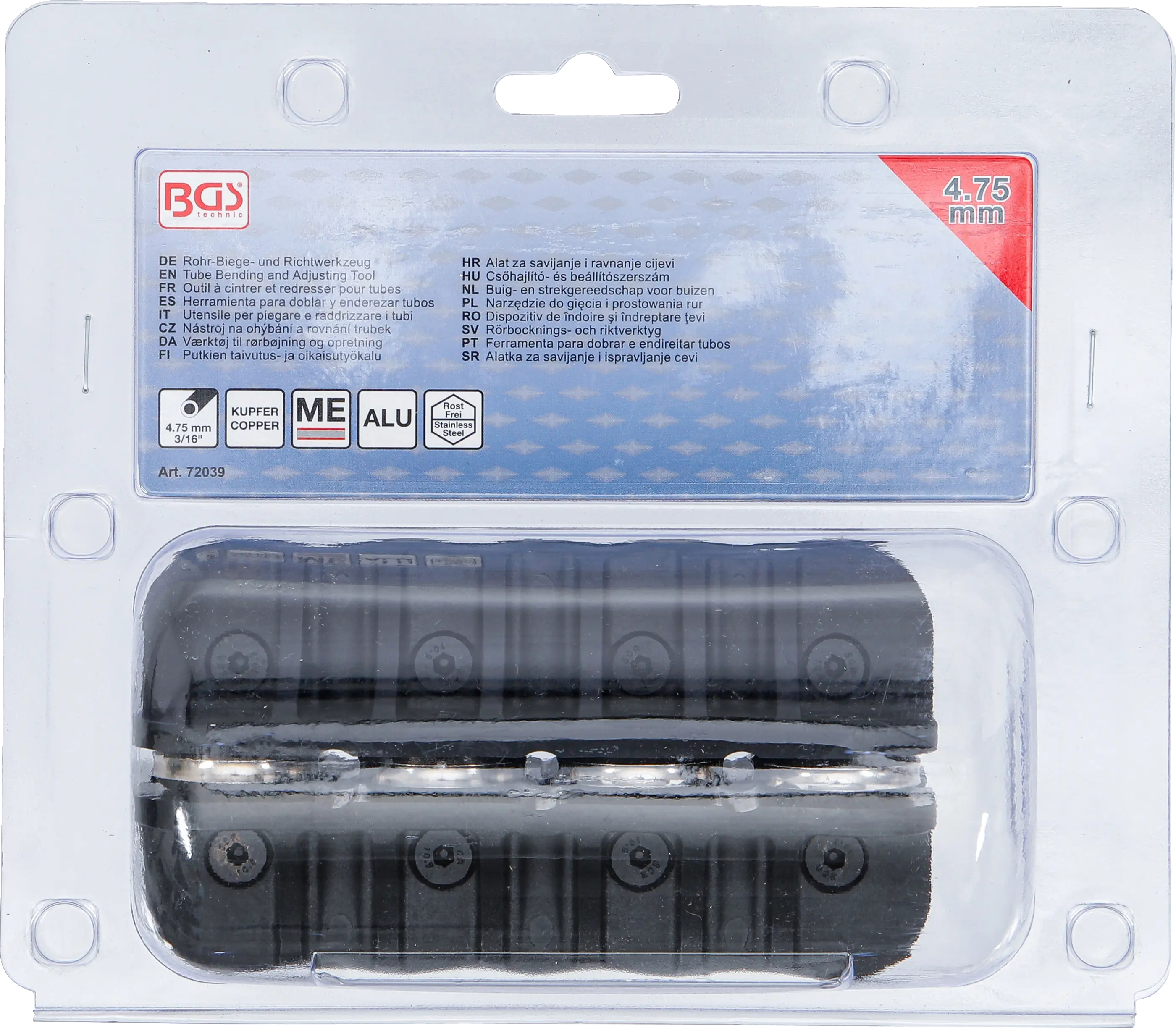 Bgs Ratel-remleidingmes 4,75 Mm (3/16