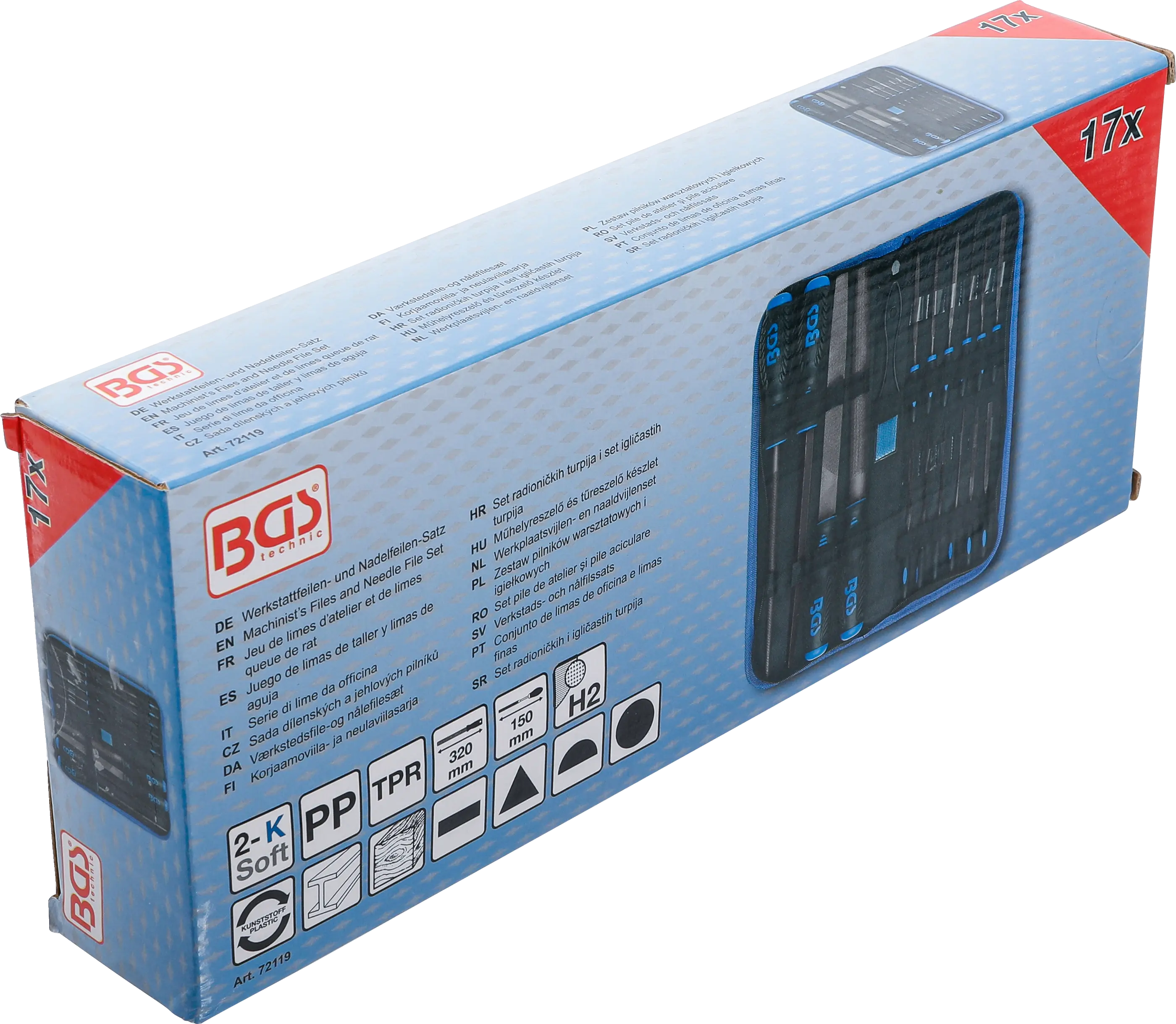BGS technic | Machinist`s Files and Needle File Set | 17 pcs