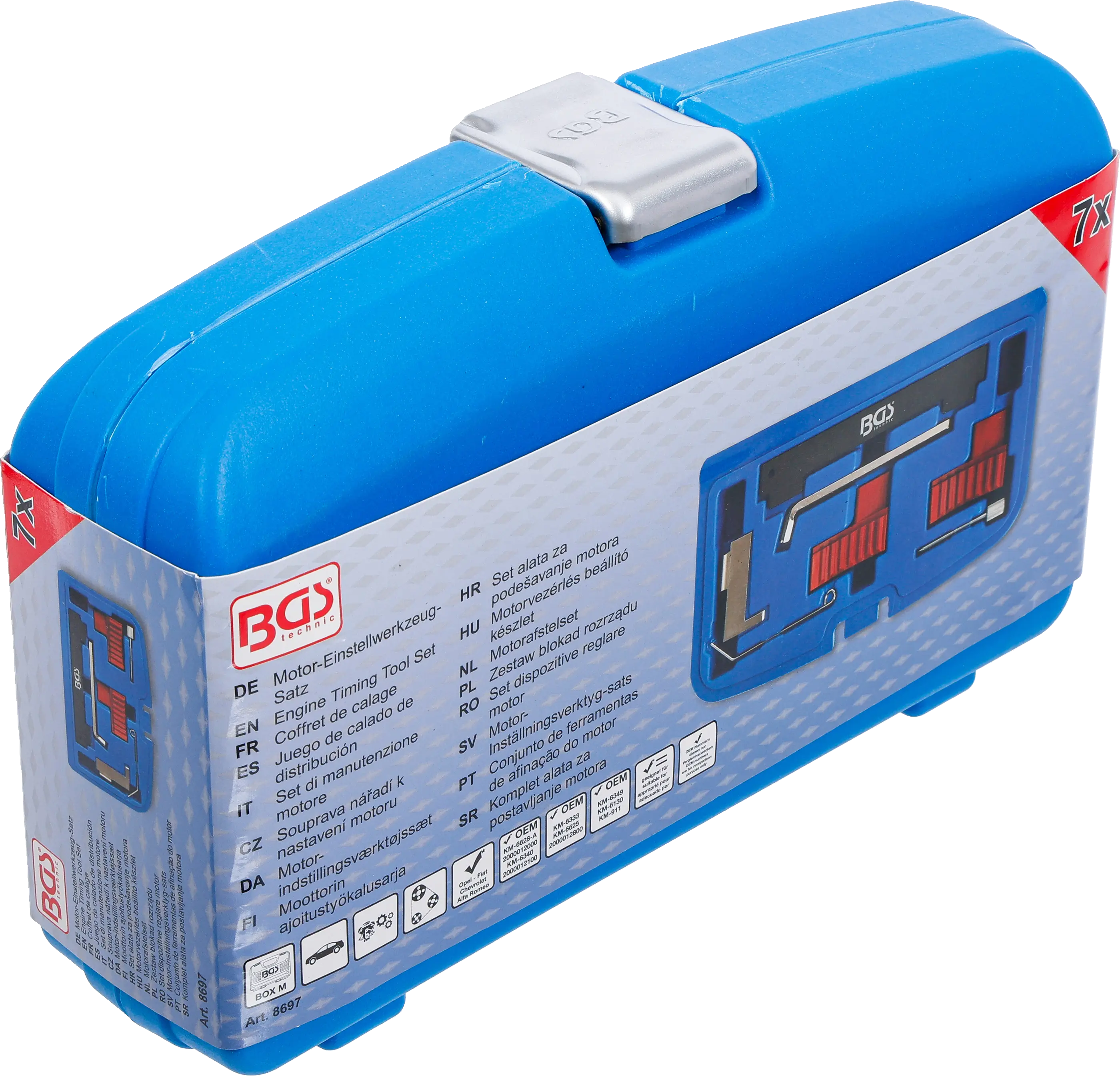 BGS technic Vezérlés rögzítő készlet Opel 1.6/1.8L (BGS 8697) - - Prémium szerszám webáru