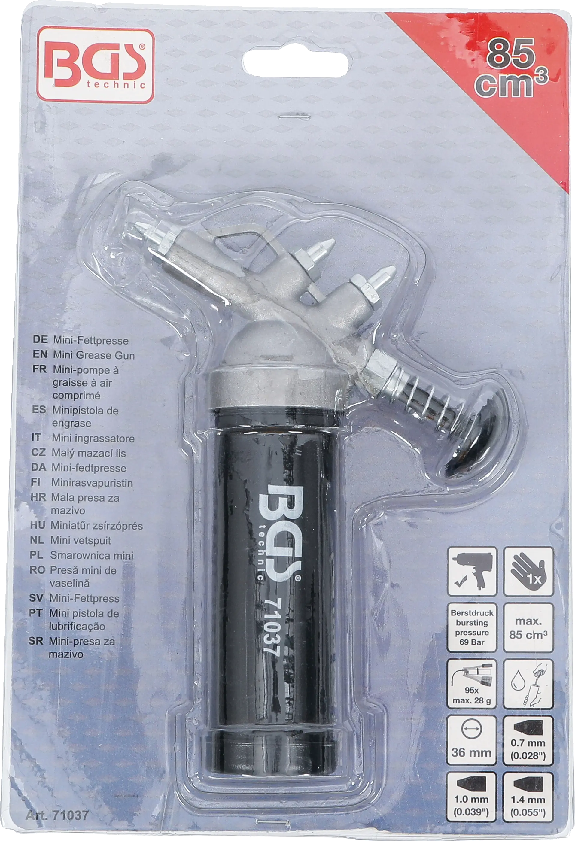BGS technic | Mini Grease Gun | 85 cm³ | purchase online