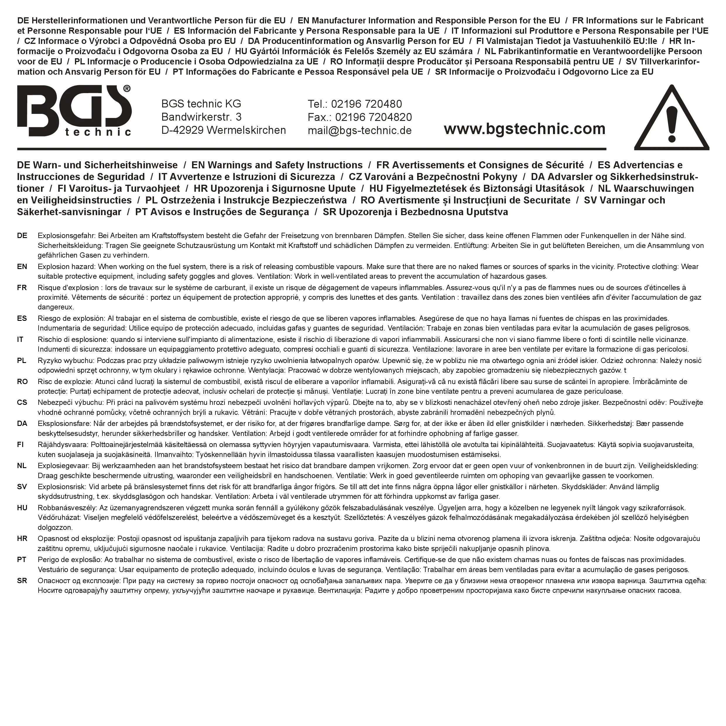 BGS Bosch VE Ensprtzpumpe VP37 Steckschlüssel Ensätze Nuss Drekant